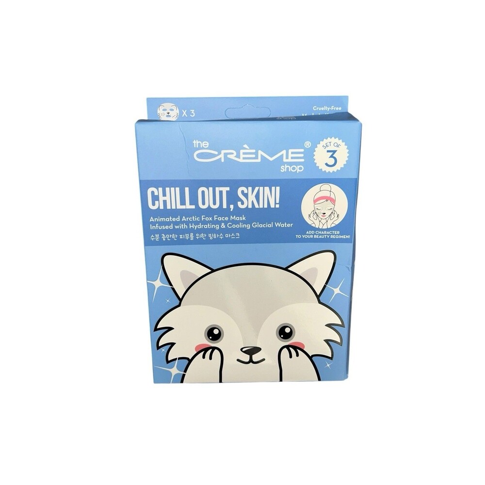 The Creme Shop Chill Out, Skin! Arctic Fox Face Masks Set Of 3